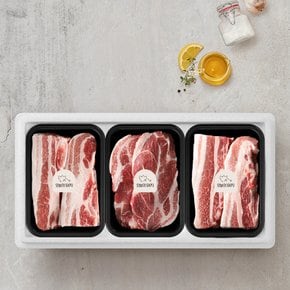 [명절 후 배송][오늘의돼지] 한돈 선물세트 2호 1.2kg(삼겹살 400g x 2팩+목살 400g)