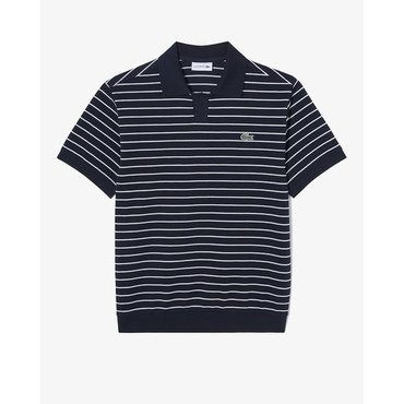 라코스테 (남성)오픈카라 핀스트라이프 폴로 PH386E-55G 166(네이비)