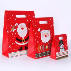 이브쇼핑백 선물 포장 봉투 크리스마스 붕형산타