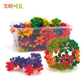 [크리에듀] 눈송이연결블럭150pcs(1932)