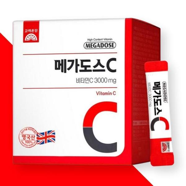 고려은단 메가도스C 3000 고함량 영국산 비타민C 100포 x 1개 (S33306044)
