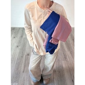 25FW 여성 헤비웨이트 헨리 긴팔 티셔츠 3색 택1 FL460OT9 FL460GRD FL460FL