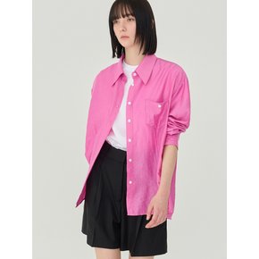 [프라이하잇]Stripe Overfit Button Shirt (Pink)