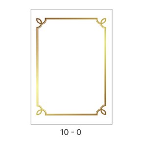 금박 상장용지 A4 100매 돼지꼬리 10-0 백상지