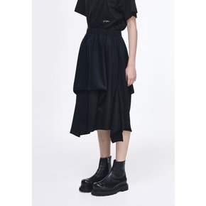 송지오 컬렉션 바이어스 드레이프 스커트