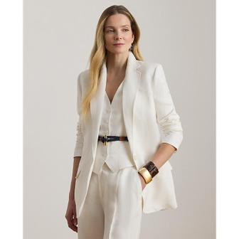 로렌 랄프 로렌 리넨 블렌드 트윌 블레이저(WMLROTWS6020274100)