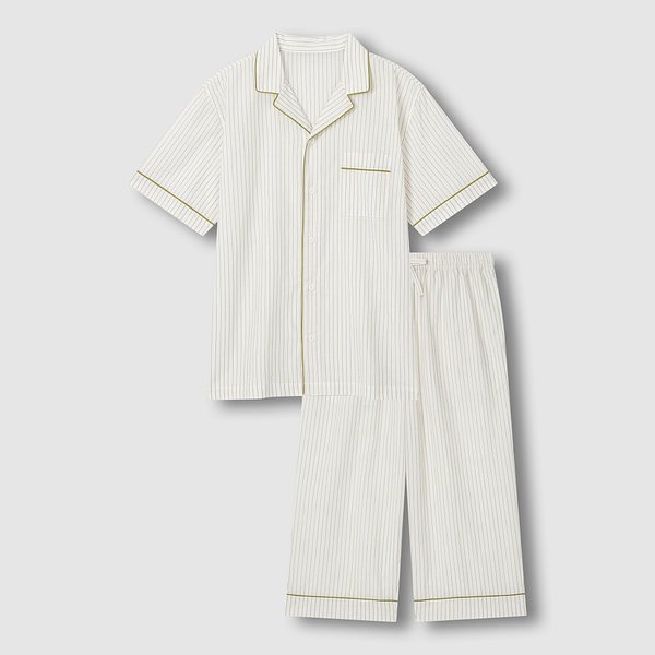 남 라이트 코튼 7부 파자마 세트 J2162011790AI