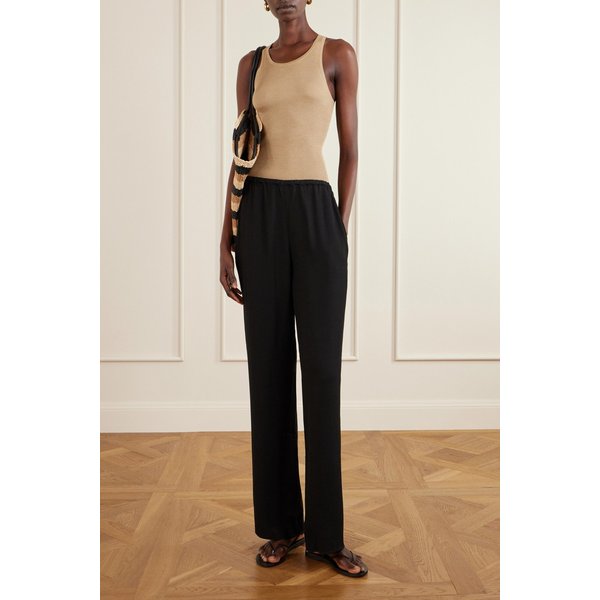 골든타임 라지 장식 가죽 트리밍 스트라이프 라피아 토트백 46376663162986137