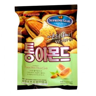 제이큐 사탕 캔디 오리온 통아몬드 캔디90g 14개