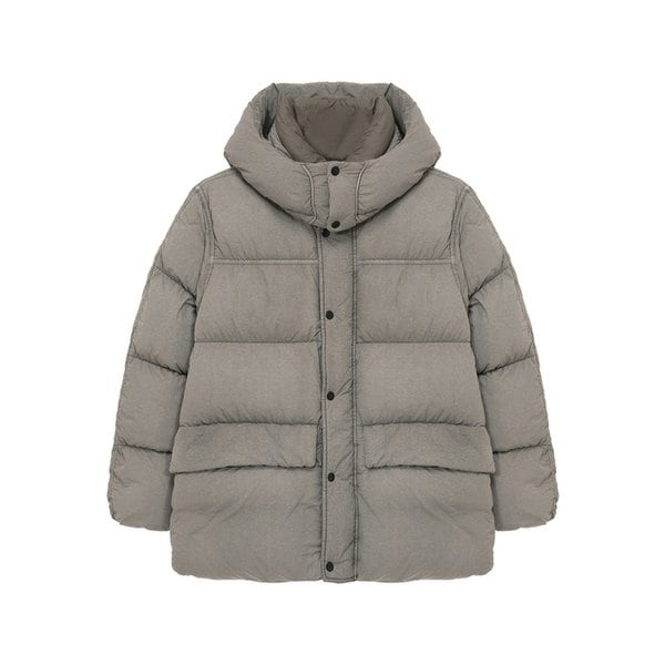 가먼트 다잉 후드 다운 Beige