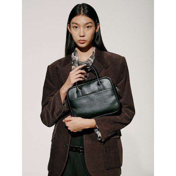 [리퍼브] LAYERED TOTE BAG , BLACK