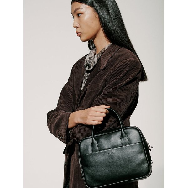 [리퍼브] LAYERED TOTE BAG , BLACK