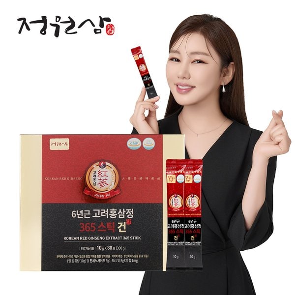 [정원삼] 6년근고려홍삼정 365스틱 건 1박스 / 국산 지삼 함유 - SSG.COM
