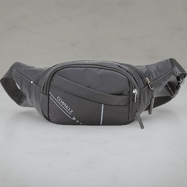 [옷자락] 남성 스트리트 패션 형광 스트랩 지퍼 크로스 미니 힙색