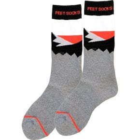 주니어 스키양말 FEET SOCKS JUNIOR B BK-RD