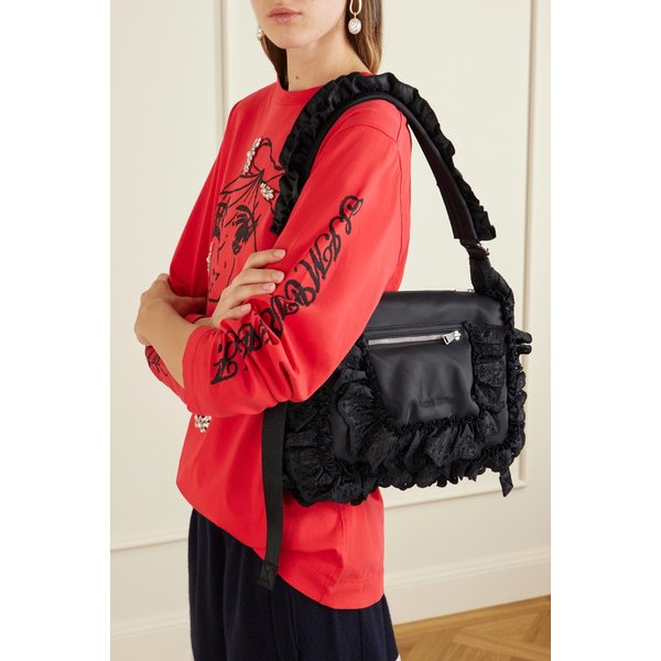 브로더리 앵글레즈 트림 필로우케이스 쉘 숄더백 46376663163027643