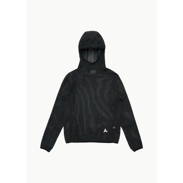 샵아모멘토 로아 24SS ROA MESH HOODIE IN BLACK