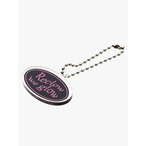 OVAL LOGO 아크릴 키링 BLACK
