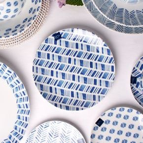 스팔 북유럽 플레이트 디저트 접시 집들이 선물 블루