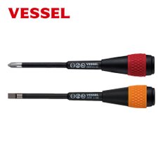 베셀 VESSEL 드라이버 2200B 일자 6x150mm(-) 라쳇드라이버 교환용 축 비트만 볼그립