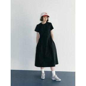 PUFF SLEEVE DRESS / BLACK