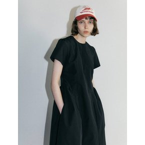 PUFF SLEEVE DRESS / BLACK