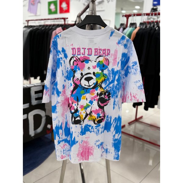 [여주점] 페인팅곰돌이, 반팔티셔츠,남여공용, JGZZ10757