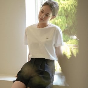 Silket cotton half sleeve t-shirt[2color]