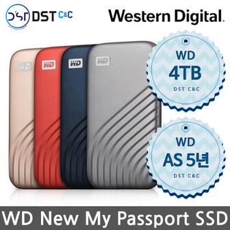 WD [WD공식판매점] WD NEW MY PASSPORT SSD 4TB 외장SSD