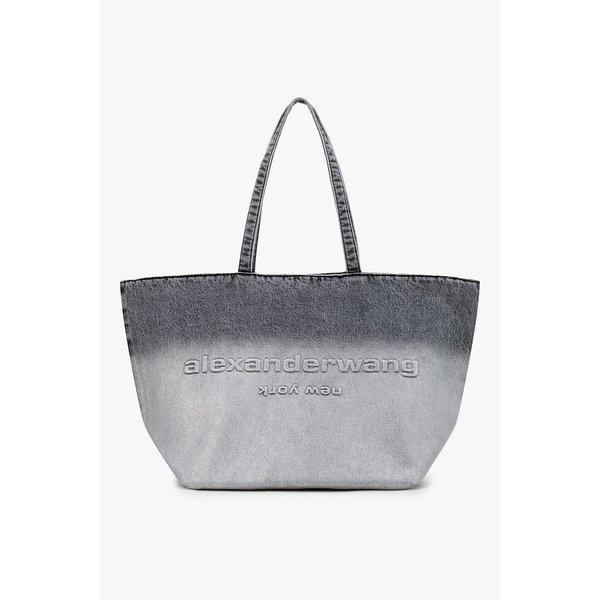 PUNCH 라지 코팅 데님 토트백 3616170106000