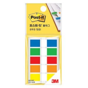  [3M] 포스트잇 플래그 683-5KP 20매x5색(12x43.6mm)