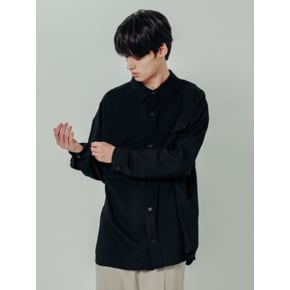 23 SS 남성 투 포켓 오버핏 셔켓 (BLACK)