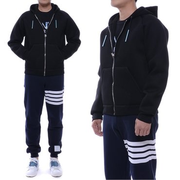 지방시 17FW 남성 네오프렌 후드짚업 (17F7225656_001_17F)