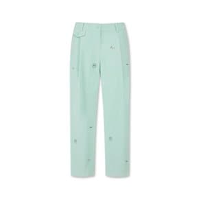 왁[WAAC]골프 (WWPNW24705MIL)Women Embroidery Tapered Pants