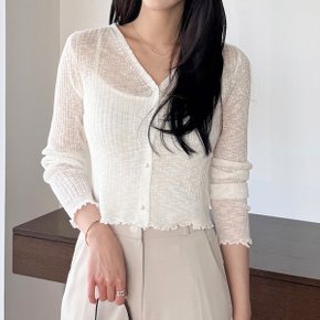 썸머 긴팔 진주 가디건_M2504CD603B