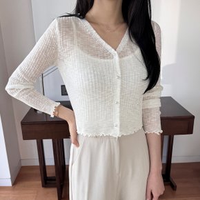 썸머 긴팔 진주 가디건_M2504CD603B
