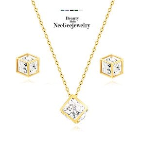 [NeeGee] 14K GOLD 로얄큐브 세트