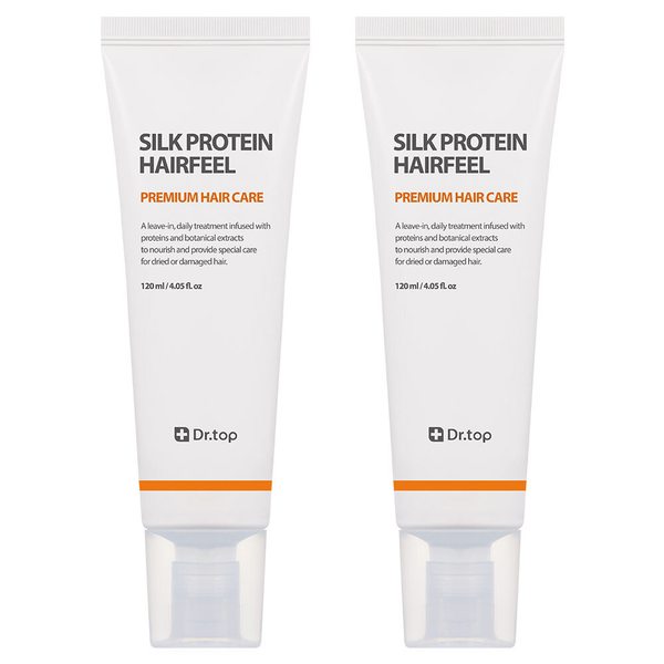 닥터탑 실크프로틴 헤어필 노워시 트리트먼트 120ml 2개