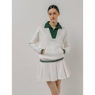 에이틴오비어 Swing Signature Skirt (White)