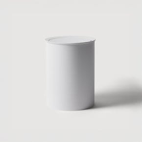 스윙 원형 휴지통 7.2L 오프화이트