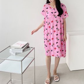 귀여운매력 반팔 파자마 원피스(ops1321)