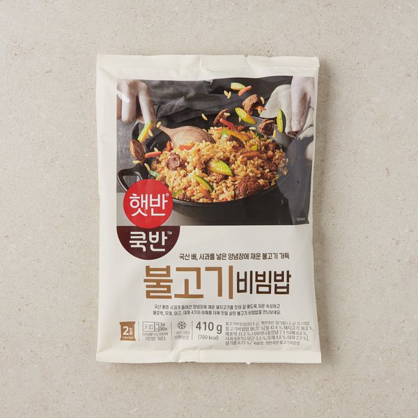 [햇반] 쿡반 불고기비빔밥410g