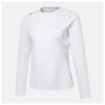 데상트 여성 에센셜 슬림핏 긴팔 티셔츠 SP122TTL11WHT