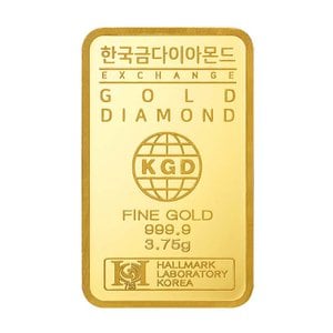 한국금다이아몬드 순금 골드바 24K 3.75g 999.9 금시세