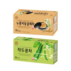  송원 작두콩차 100T +누룽지둥굴레차 150T (250T)