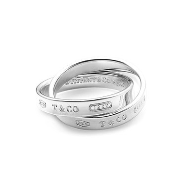 TIFFANY&CO [티파니앤코] GRP02195 (23781506) 티파니 1837 인터라킹 서클 반지 SIZE 8