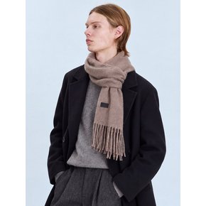 VIRGIN WOOL MUFFLER_DARK BEIGE