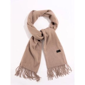 VIRGIN WOOL MUFFLER_DARK BEIGE