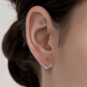 [소유 착용][sv925]crystal hook earring