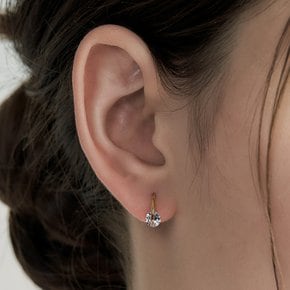 [소유 착용][sv925]crystal hook earring